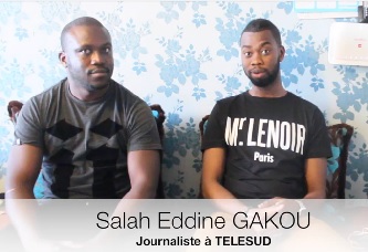 Interview exclusive : Le Journaliste Salah Eddine GAKOU , le jeune franco-Sénégalais " à TELESUD