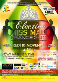 Election miss Mali France 2011