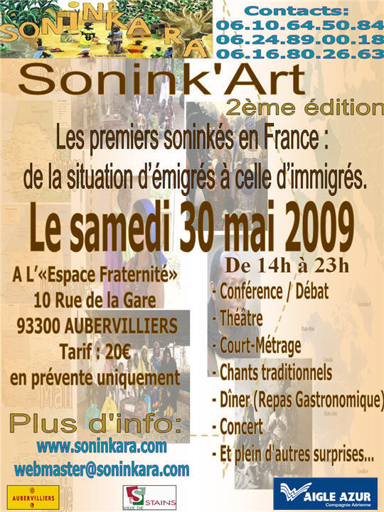 Sonink'ART 2009, c'est le samedi 30 Mai 2009